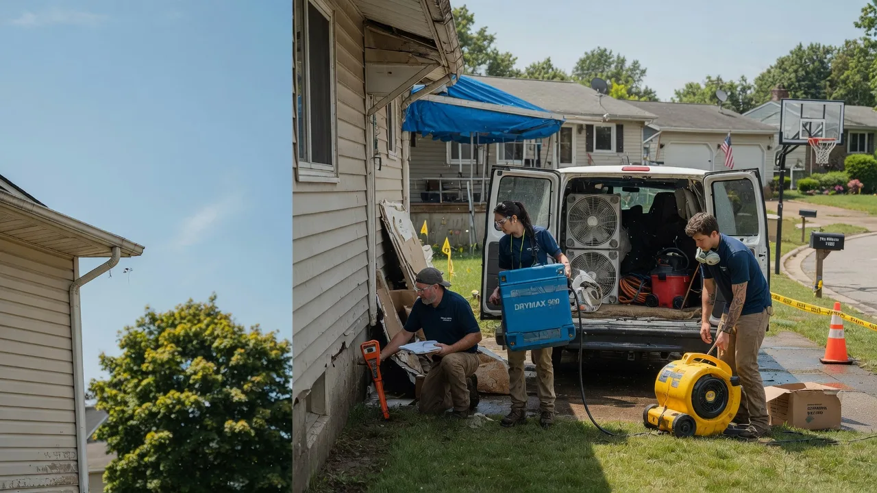 Ceiling Leak Cleanup in Saint Charles, IL near me